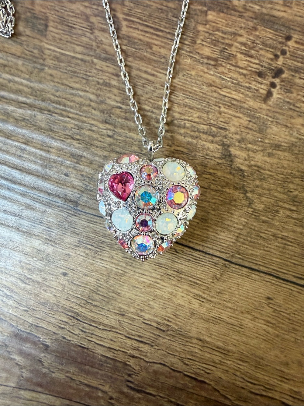 Swarovski Necklace Clara Rose Heart Locket